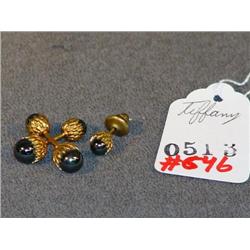 TIFFANY & CO. TIE TACK & CUFF LINK SET