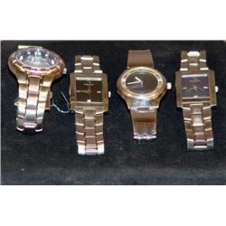 LOT 4 MEN'S WRIST WATCHES INCL EDDIE BAUER