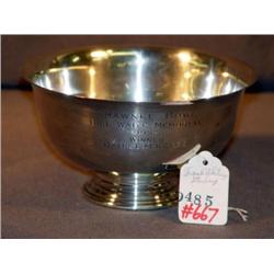 FRANK WHITING STERLING BOWL