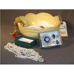 BOWL LOT COSTUME JEWELRY