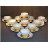 Image 1 : SET 11 SERALENE LIMOGES CUPS & SAUCERS