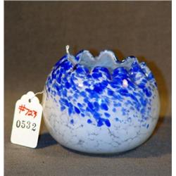 END OF THE DAY ART GLASS ROSE BOWL