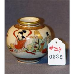 3.5" HIGH SATSUMA VASE