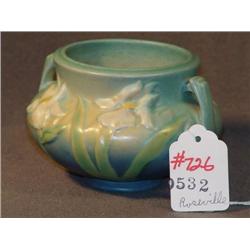 ROSEVILLE IRIS DBL HANDLED 3.5" VASE