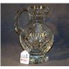 Image 1 : WATERFORD STYLE CUT GLASS EWER 9" HIGH