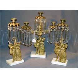 LOT 3 PC GIRONDOLE SET, LOVING COUPLE BASE