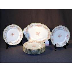 9 PC ELITE LIMOGES CAKE SET