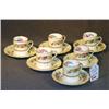 Image 1 : SET 6 FONDEVILLE "AMBASSADOR WARE" DEMITASSE CUPS