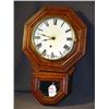 Image 1 : DROP CENTER OAK WALL CLOCK