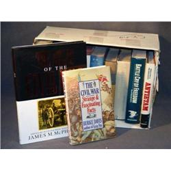 BOX LOT CIVIL WAR BOOKS INCL BRUCE CATTON