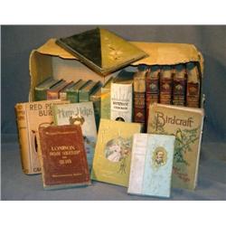 BOX LOT OF BOOKS INCL 1908 "THE WHITE HOUSE