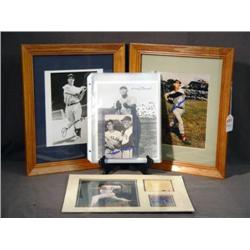 LOT OF AUTOGRAPHED BASEBALL PHOTOS, INCL LUKE APPL