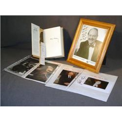 LOT AUTOGRAPHS INCL PAUL SIMON, CHUBBY CHECKERS, S