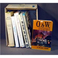BOX LOT RAILROAD RELATED BOOKS AND HOUSE'S