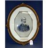 Image 1 : OVAL FRAME PRINT OF CIVIL WAR GENERAL
