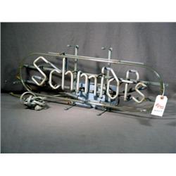 SCHMIDT'S NEON BEER SIGN