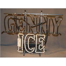 GENNY ICE NEON BEER SIGN