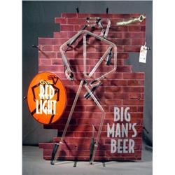 COORS RED LIGHT NEON BEER SIGN