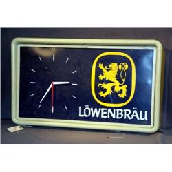 LOWENBRAU ADVERTISING CLOCK