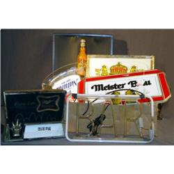 LOT BEER ADVERTISING & BAR LIGHTS