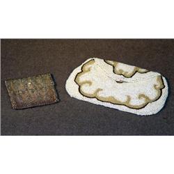 BEADED BAG & CHANGE PURSE