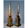 Image 1 : PAIR OF 24.5" HIGH MANTLE GARNITURES