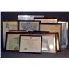 Image 1 : BOX LOT FRAMED MASONIC CERTIFICATES