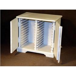 PAINTED WHITE SM WOODEN CABINET