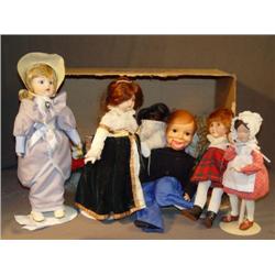 BX LOT COLLECTOR DOLLS & VENTRILOQUIST DUMMY