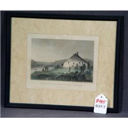 PRINT OF WASHINGTON'S HEADQUARTERS, NEWBURGH