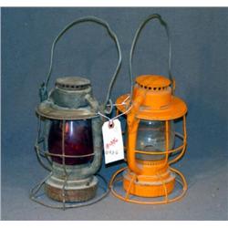NY CENTRAL DIETZ RR LANTERNS -- 2X THE MONEY