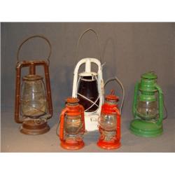 LOT OF 5 LANTERNS