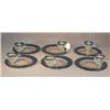 Image 1 : GLASS CUPS & PLATES DESSERT SET