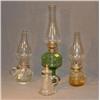 Image 1 : LOT 4 SM OIL GLASS OIL LAMPS