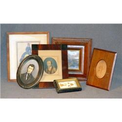 LOT 6 SM FRAMES INCL PORTRAITS
