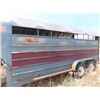 Image 3 : 1996 Sokal Gooseneck Tandem 16' Stock Trailer 