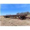 Image 1 : Semi 48' Flat Deck Hay Trailer with Metal