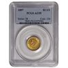 Image 1 : 1897 $2.5 Liberty Quarter Eagle Gold Coin PCGS AU55
