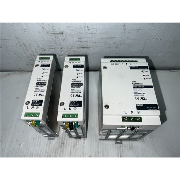 Lot of (3) Fine Suntronix Power Supplies