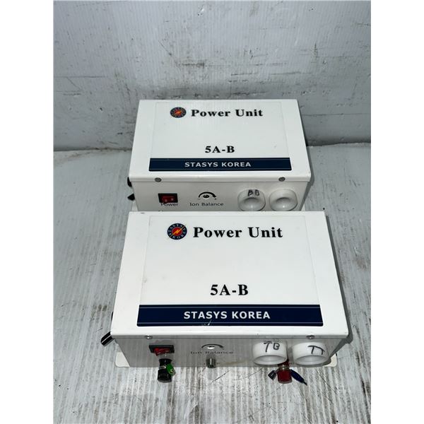 Lot of (2) Stasys Korea #5A-B Power Units