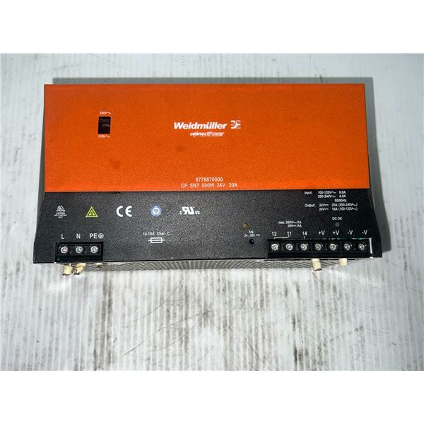 Weidmuller #8778870000 Connect Power Supply