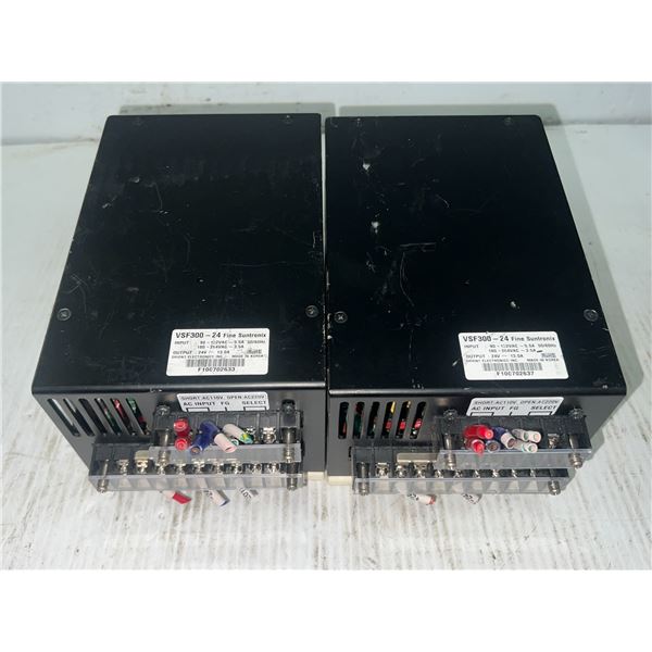 Lot of (2) Fine Suntronix #VSF300-24 Power Supplies