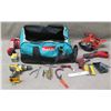 Image 1 : Multiple Tools: DeWalt DCD995 Hammer Drill, Milwaukee 2401-20 Driver, Hand Tools, etc