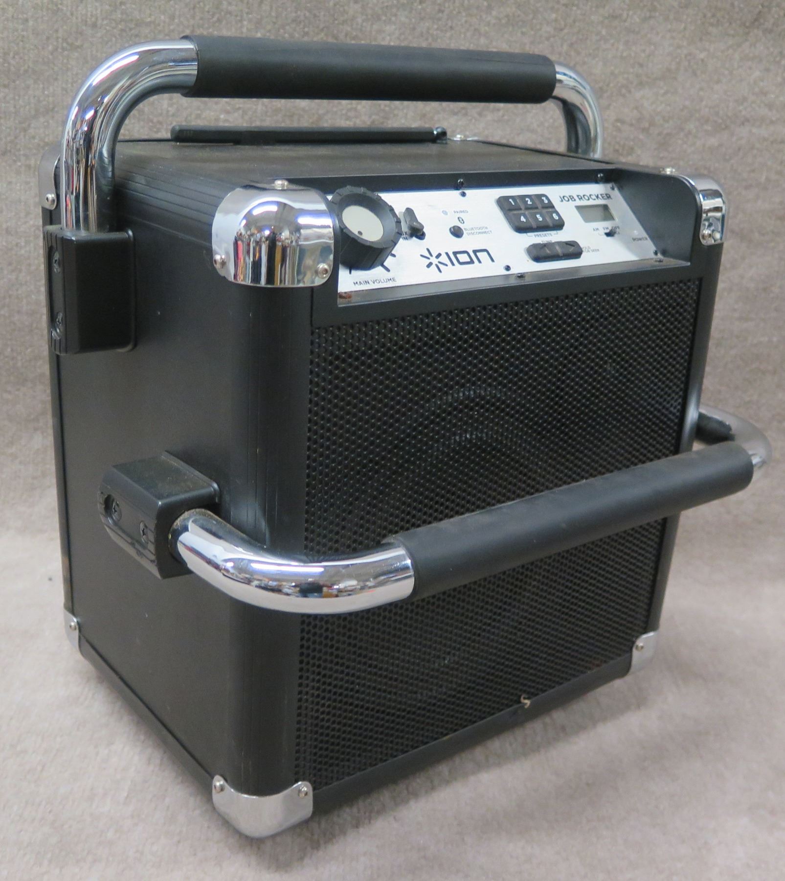 ION Job Rocker Portable Radio / Wireless Bluetooth Speaker (no charger)