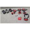 Image 1 : Multiple Milwaukee Tools: 2462-20 Impact Driver, 2760-20 & 2804-20 Drivers, etc