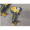 Image 8 : Multiple DeWalt Tools: DCD996 & DCF887 Drivers, DCG412 Grinder, DCS388 Saw, etc