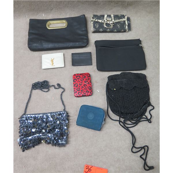 Multiple Bags & Wallets: Charlie, YSL, Snakeskin Design, Beaded, etc