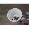 Image 2 : Bottle & Floor Jack, HYT Rapid Chargers, Tools, etc in Bucket