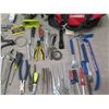 Image 4 : Multiple Hand Tools: Wrenches, Screwdrivers, Pliers, etc w/ Ryobi P271 Drill in Case