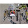 Image 5 : Multiple Hand Tools: Wrenches, Screwdrivers, Pliers, etc w/ Ryobi P271 Drill in Case